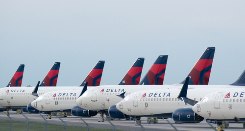 Analýza letovej dráhy spoločnosti Delta v meniacej sa ekonomike
