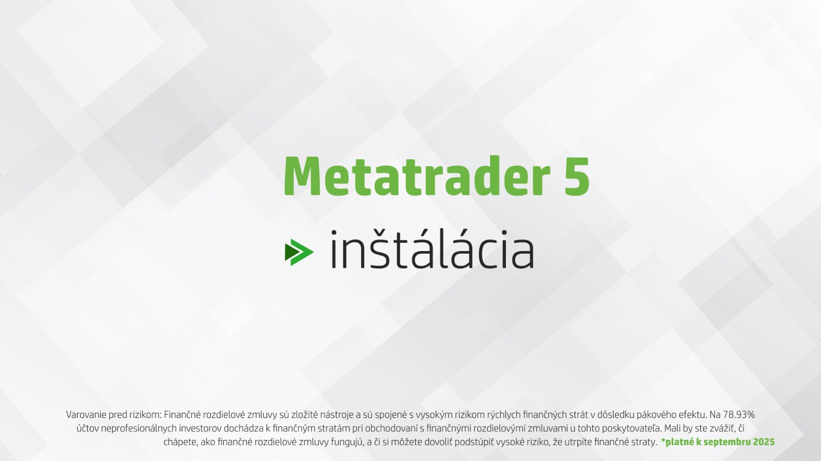 Wonderinterest | Inštalácia